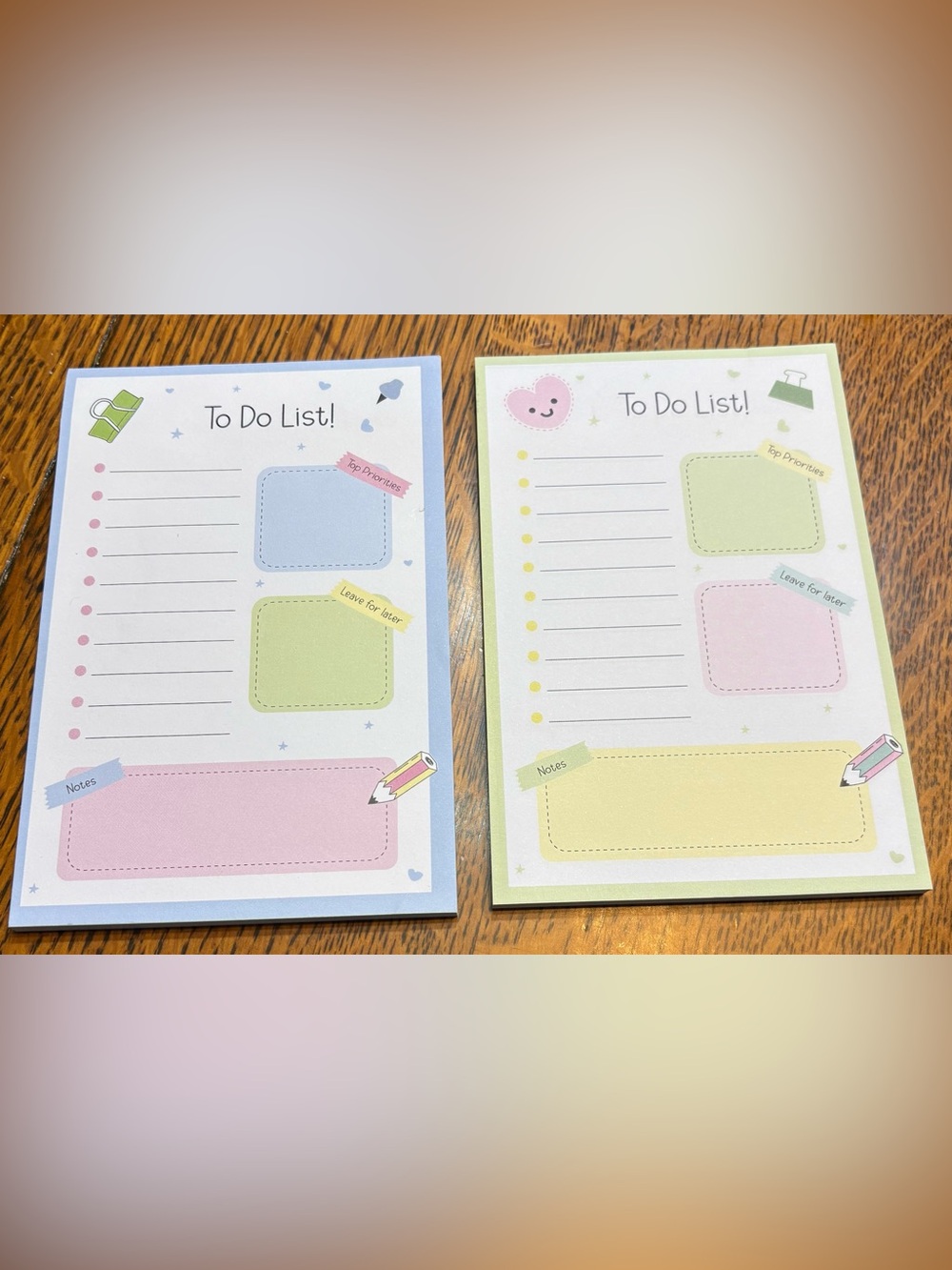 Choice Pair Mr. Pen To Do List Notepads - NEW